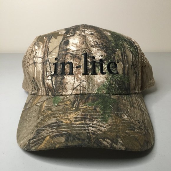 IN-LITE CAMO UNISEX FULL-FIT ADJUSTABLE MESH BACK HAT - Picture 2 of 10